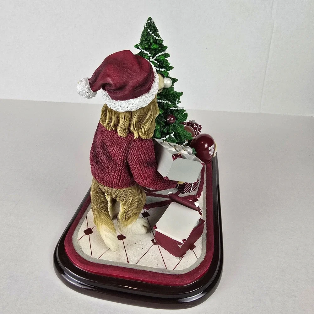 Vintage 2003 Slavic Treasures Texas A&M Aggies Tree Trimmer Figurine Mascot